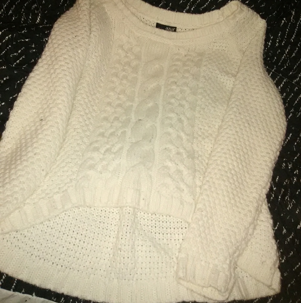 White sweater